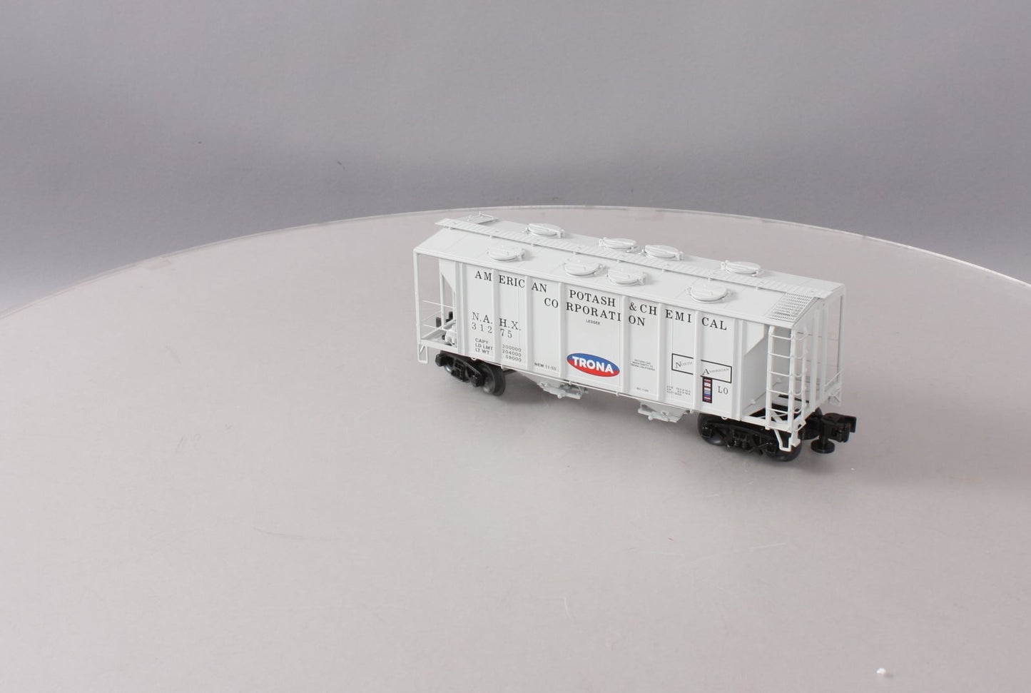 Lionel 6-85094 O American Potash PS-2 Covered Hopper #31275