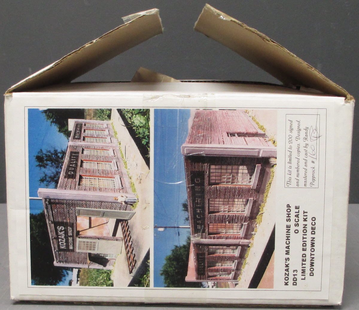 Downtown Deco DD13 O Scale Kozak's Machine Shop Building Limited Edition Kit