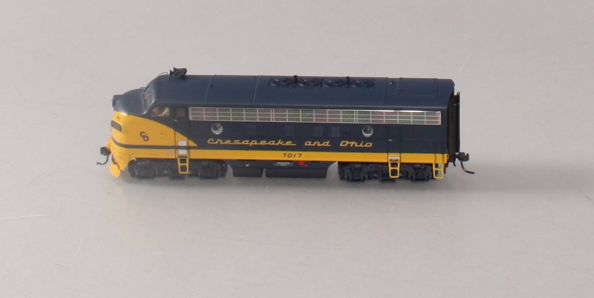 MTH 80-2109-0 HO Scale Chesapeake & Ohio F-7 A Unit (DCC Ready) #7017