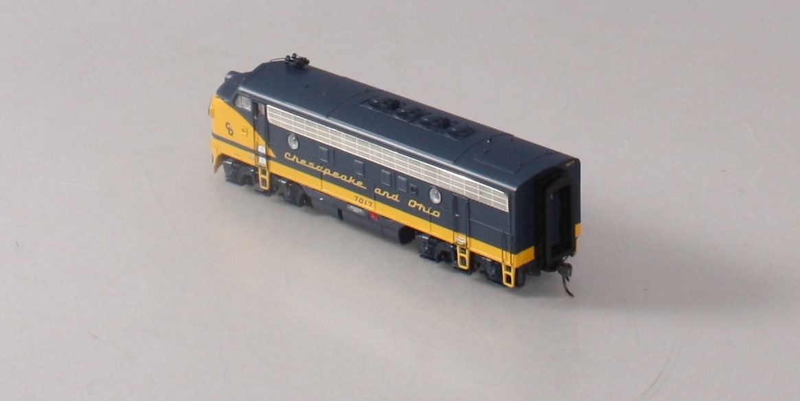 MTH 80-2109-0 HO Scale Chesapeake & Ohio F-7 A Unit (DCC Ready) #7017