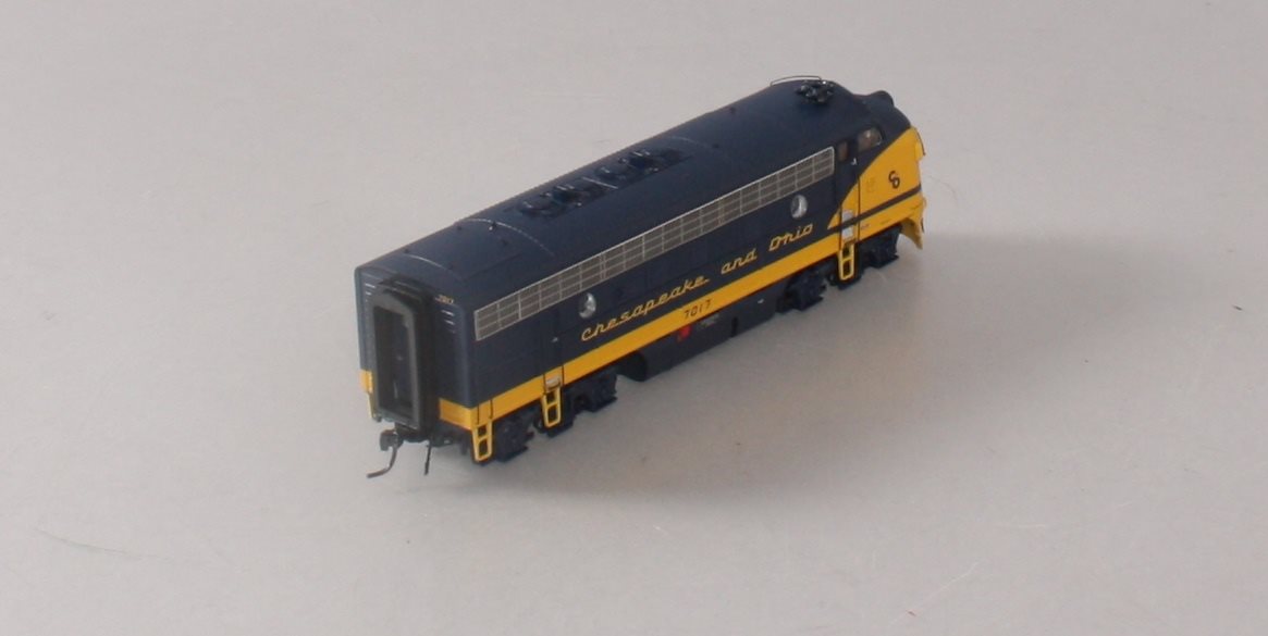 MTH 80-2109-0 HO Scale Chesapeake & Ohio F-7 A Unit (DCC Ready) #7017