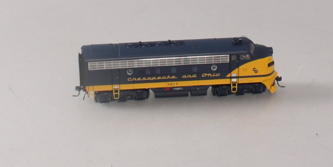 MTH 80-2109-0 HO Scale Chesapeake & Ohio F-7 A Unit (DCC Ready) #7017