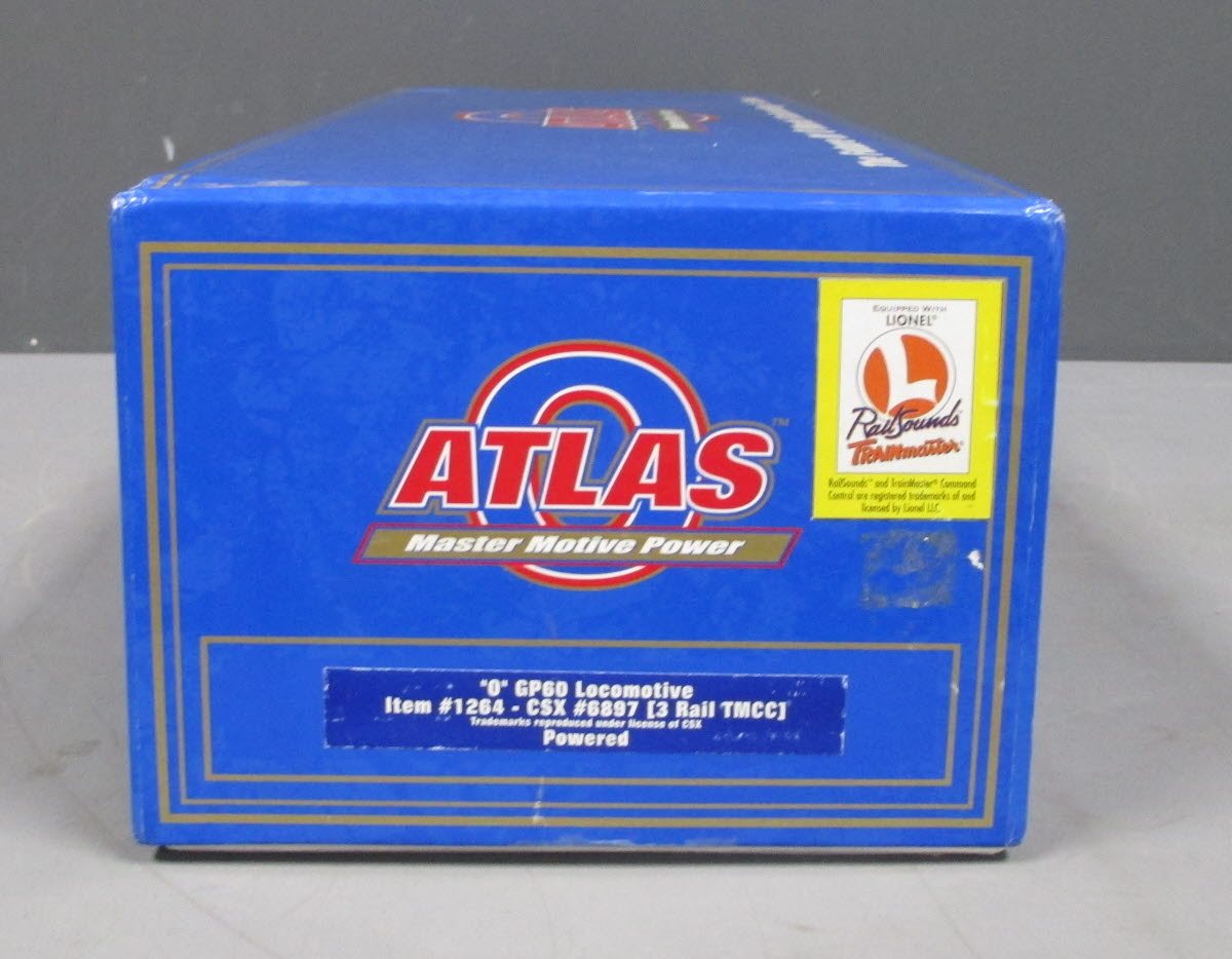 Atlas 1264 O CSX EMD GP60 Diesel Locomotive #6897 - 3-Rail