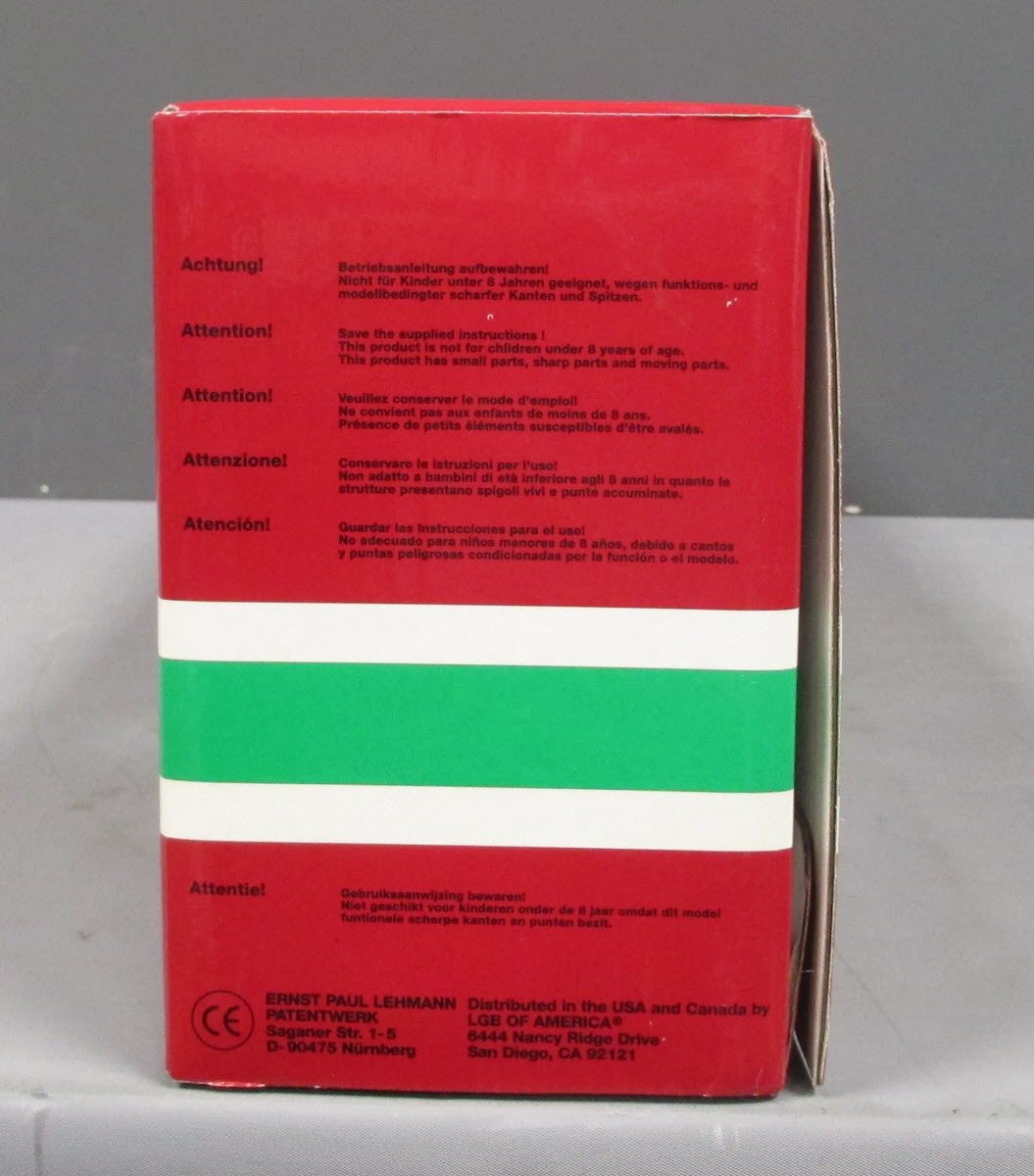 LGB 45820 G Scale Shell Plastics Modern Center Flow Hopper #5217- Metal Wheels