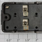 American Flyer XA10961-YB S Gauge Yellow/Brown Control Button