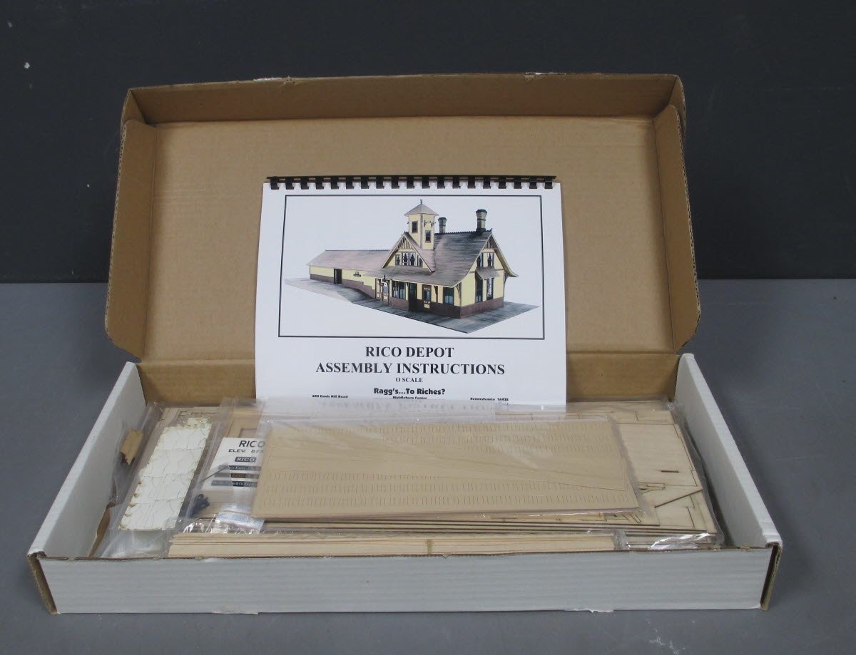 Raggs to Riches RID-O O Scale Rico Depot Laser Cut Wood Kit