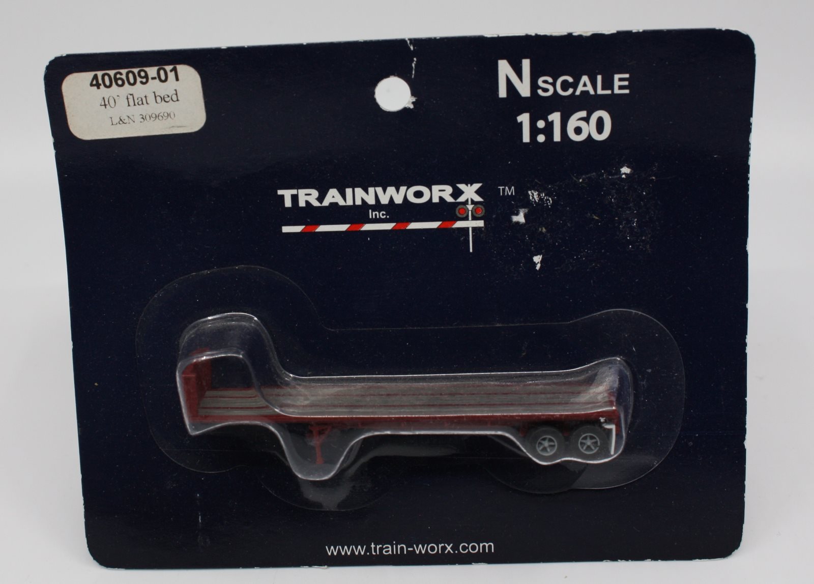 Trainworx Inc 4060901 40' Flat Trlr L&N #1