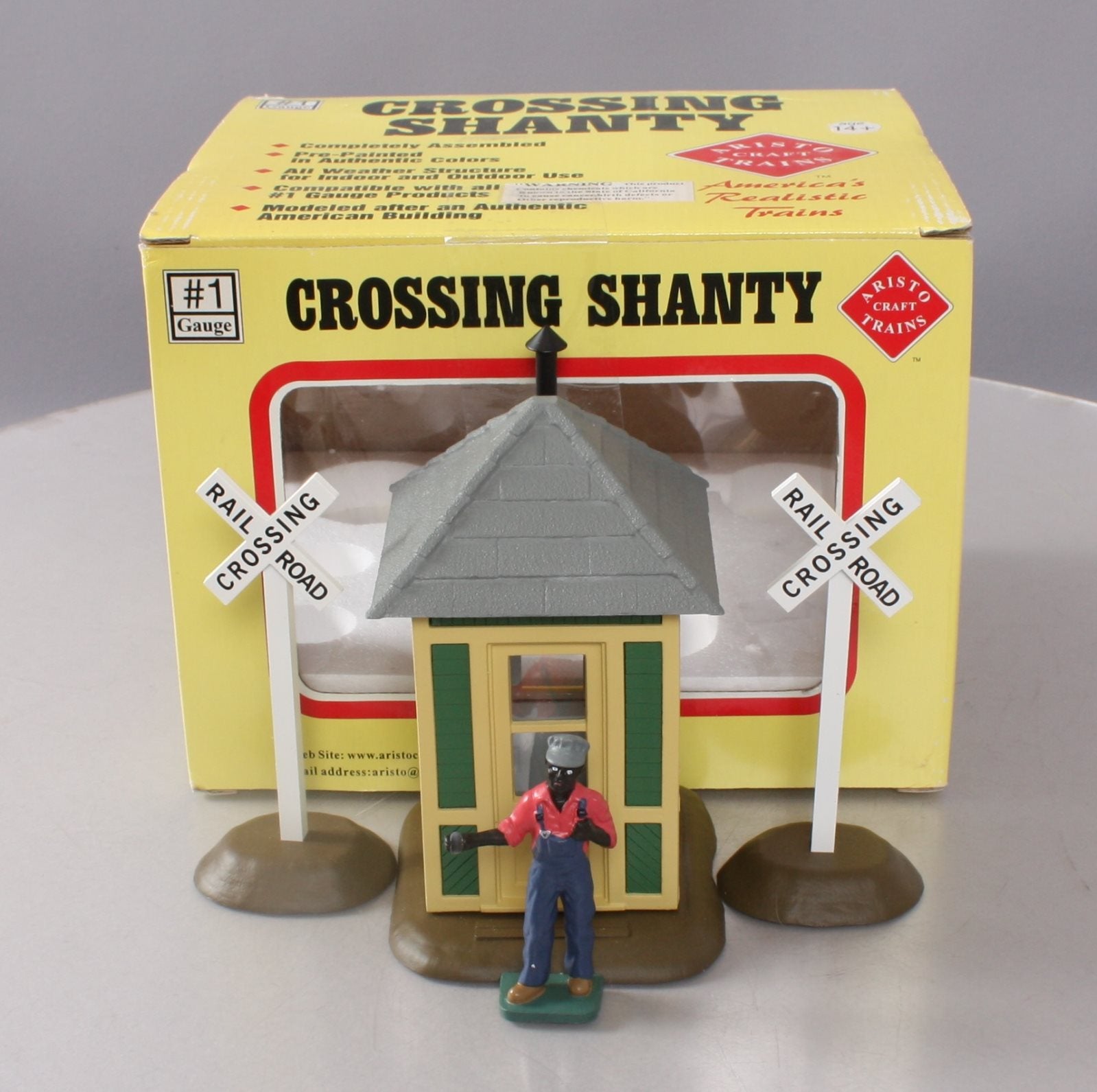 Aristo-Craft 7202 G Scale Built-Up Crossing Shanty
