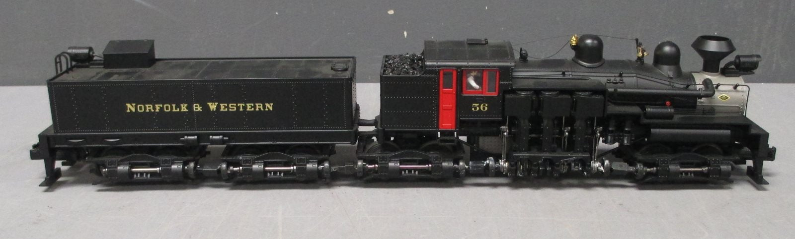 MTH 20-3495-1 Norfolk & Western 4-Truck Shay w/ P-S 3.0 Hi-Rail Wheels #56