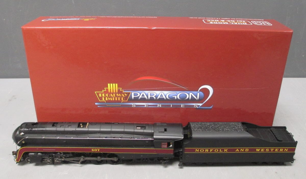 Broadway Limited 2553 HO Norfolk & Western Class J 4-8-4 Paragon2™ #607