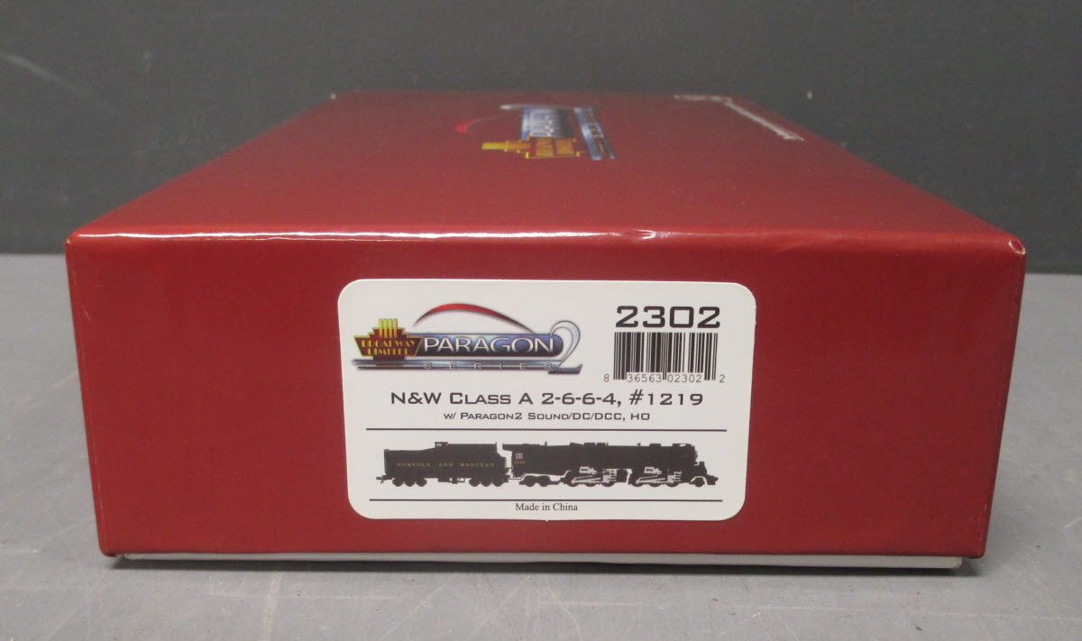 Broadway Limited 2302 HO Norfolk & Western Class A 2-6-6-4 Paragon2 #1219