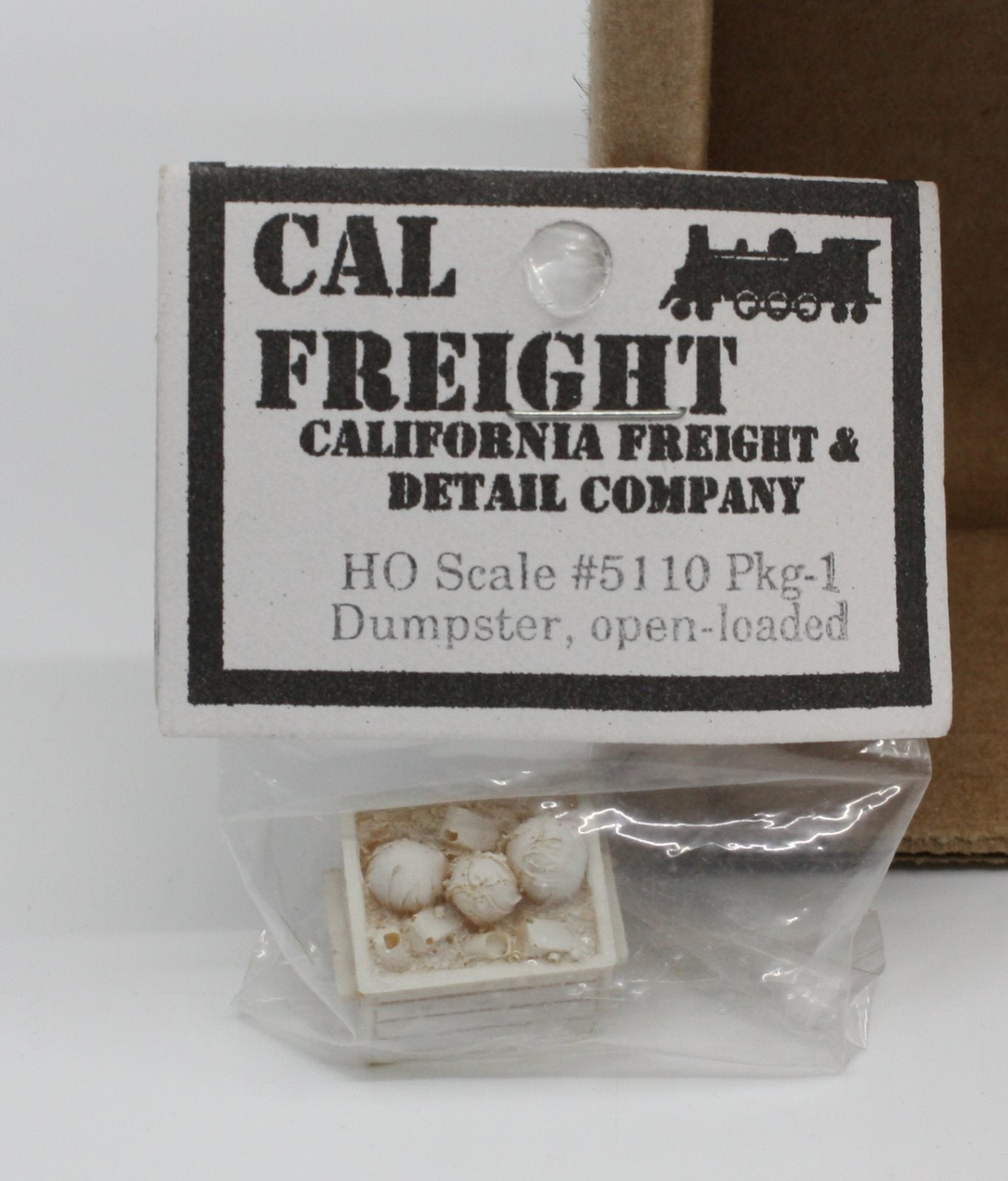 Cal Freight 5110 HO Open Loaded Dumpster