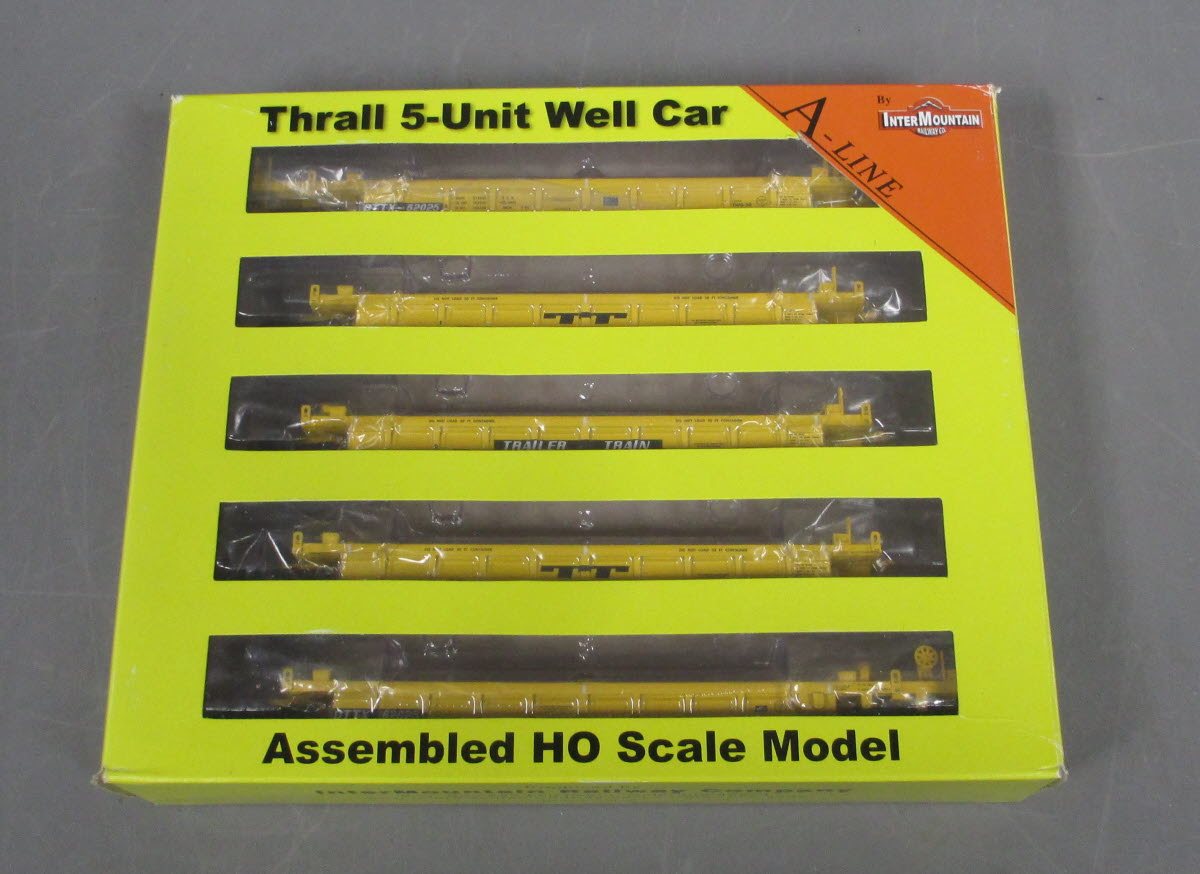 InterMountain 47301 HO DTTX Trailer-Train Thrall 5-Unit Well Car Set