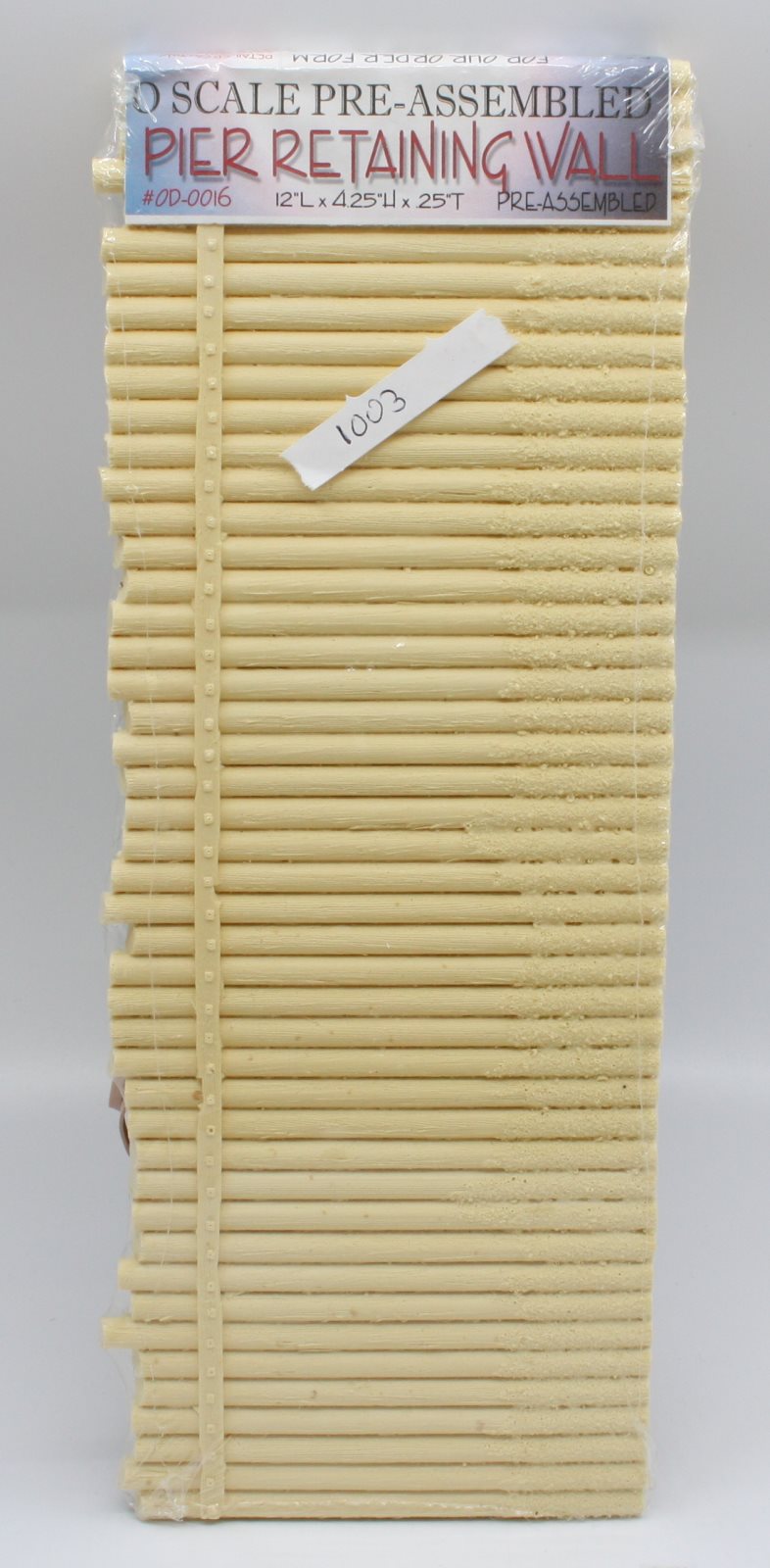 Model Tech 0D-0016 O Sclae Pre - Assembled Pier Retaining Vall