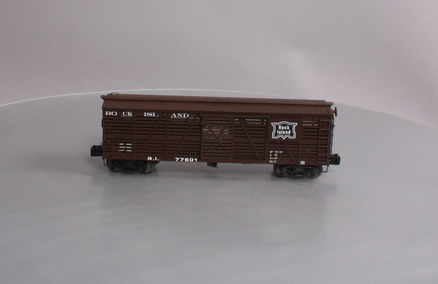 Lionel 6-27884 O Gauge Rock Island ACF 40-Ton Stock Car #77601 with Cows