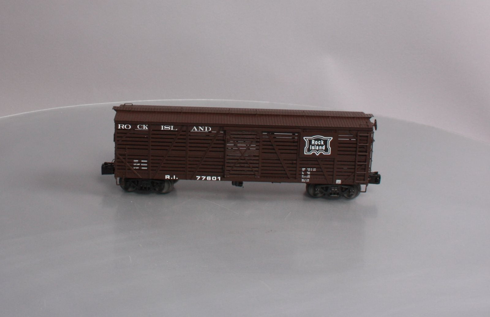Lionel 6-27884 O Gauge Rock Island ACF 40-Ton Stock Car #77601 with Cows