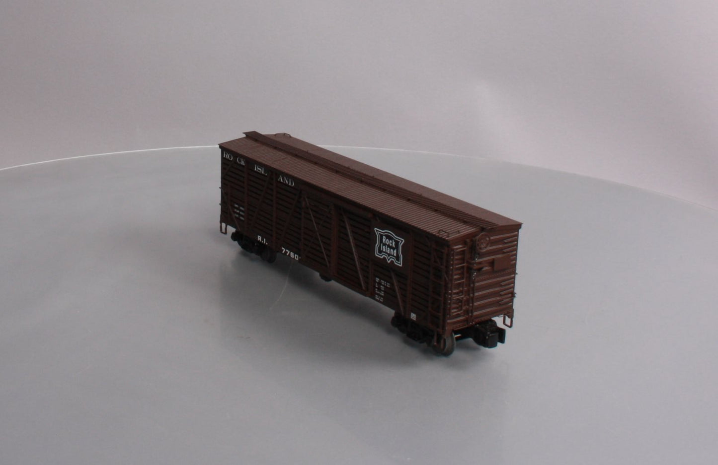 Lionel 6-27884 O Gauge Rock Island ACF 40-Ton Stock Car #77601 with Cows