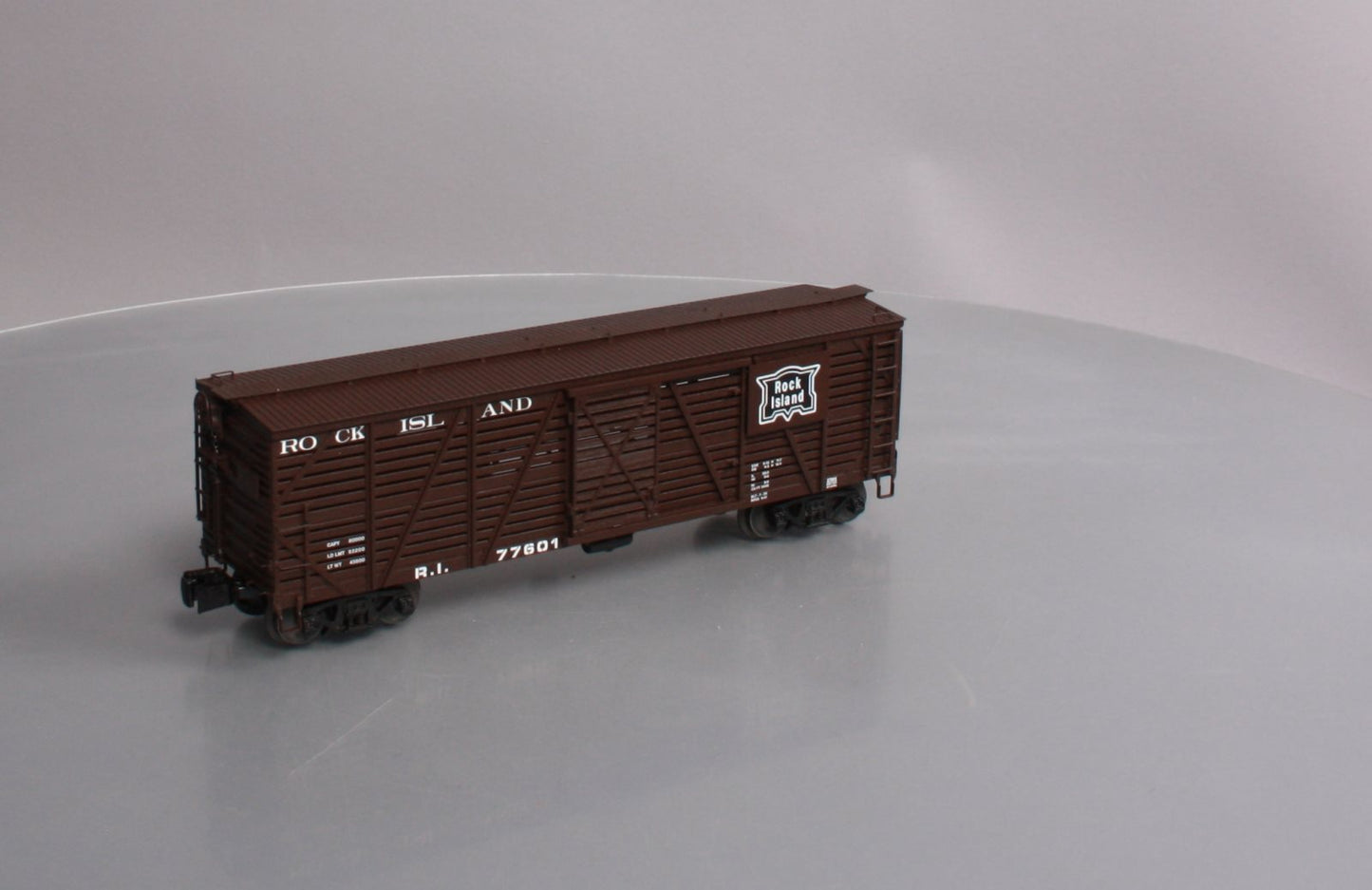 Lionel 6-27884 O Gauge Rock Island ACF 40-Ton Stock Car #77601 with Cows