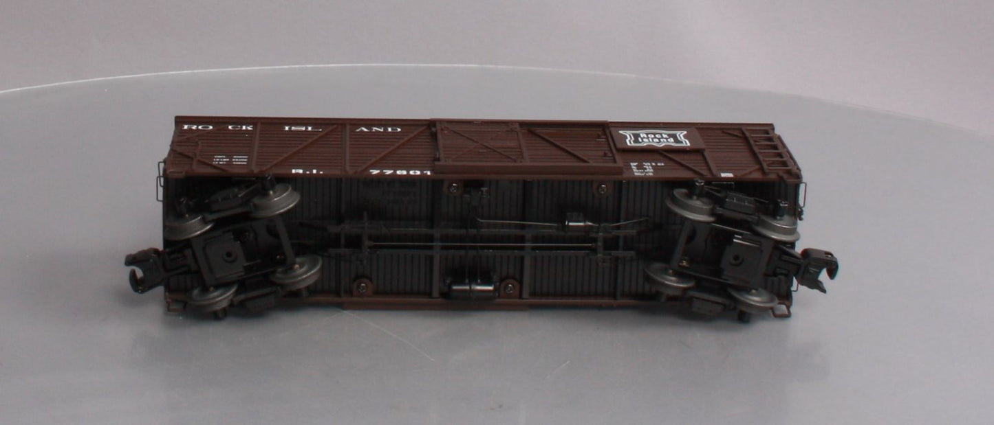 Lionel 6-27884 O Gauge Rock Island ACF 40-Ton Stock Car #77601 with Cows