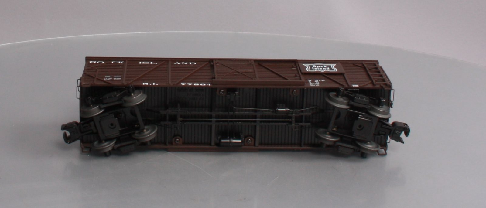 Lionel 6-27884 O Gauge Rock Island ACF 40-Ton Stock Car #77601 with Cows