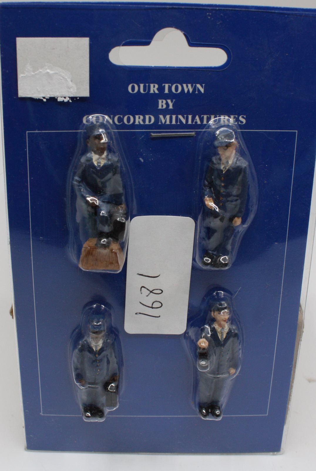 Concord Miniatures M1843 O Scale Station Workers Figures (Set of 4)