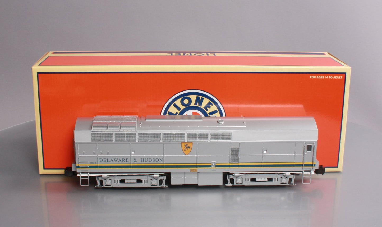 Lionel 6-38562 O D&H RF-16 Sharknose Non-powered Diesel B-Unit #1216-B
