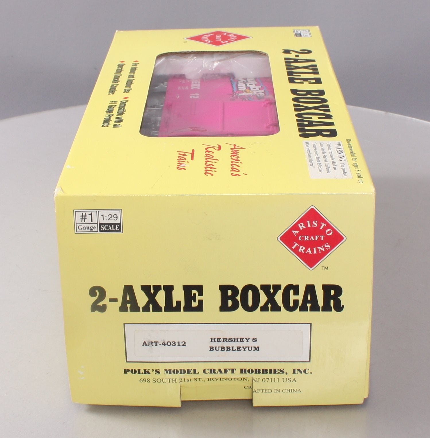 Aristo-Craft 40312 Hershey's Bubble Yum 2-Axle Boxcar