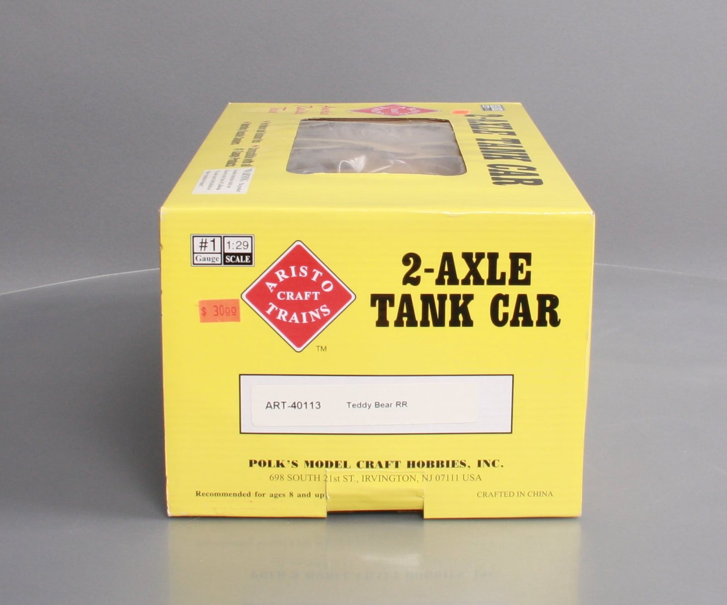 Aristo-Craft 40113 G Scale Teddy Bear Railroad 2-Axle Tank Car