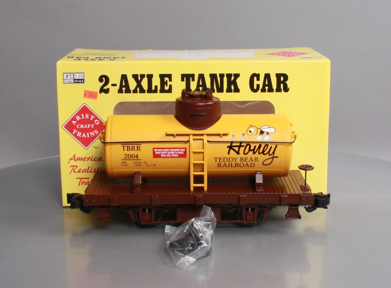 Aristo-Craft 40113 G Scale Teddy Bear Railroad 2-Axle Tank Car