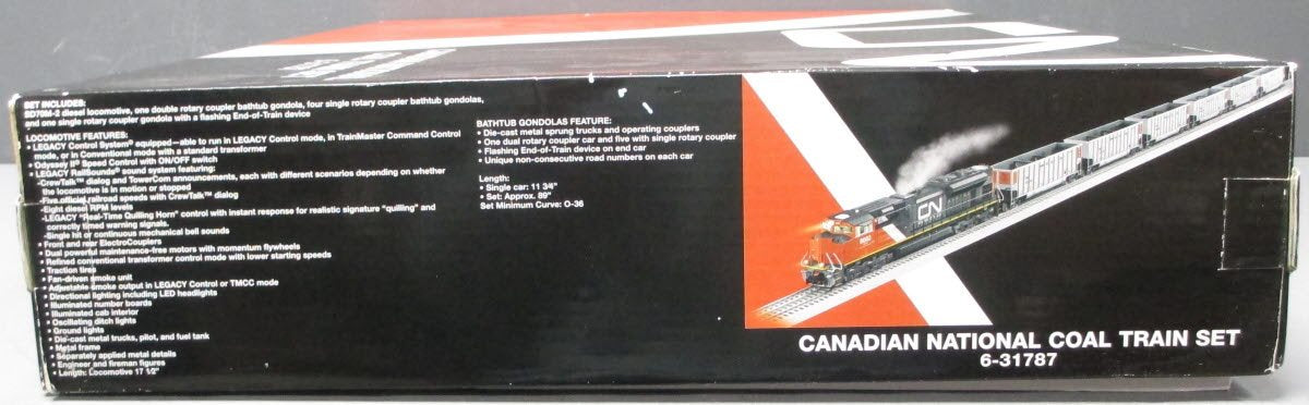 Lionel 6-31787 O Gauge Canadian National Coal Diesel Locomotive