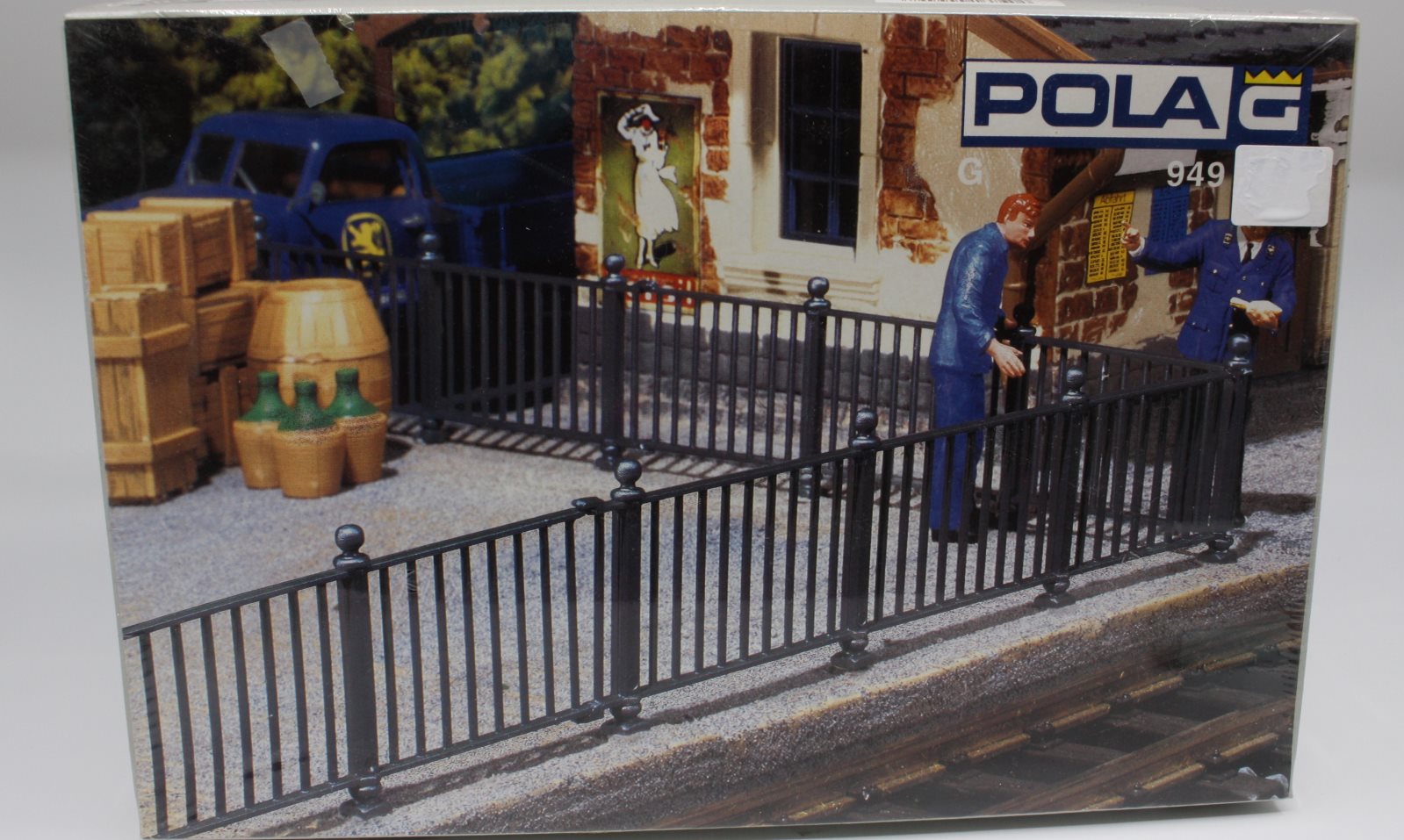Pola 949 G Scale Silver, Iron Railing
