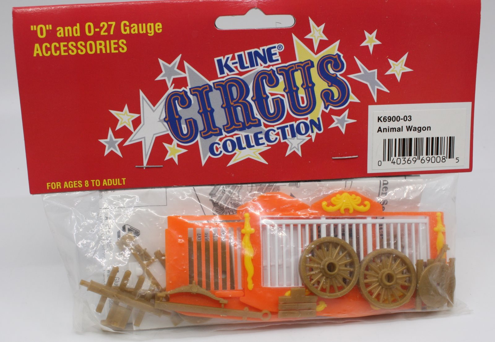 K-Line K6900-03 O/O-27 Circus Animal Wagon Kit