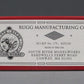 South River Model Works 170 HO Rugg Manufacturing Co. Building Kit