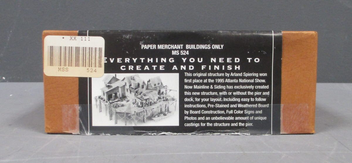 Mainline Siding MS 524 HO Paper Merchant Limited Edition Buildings Only Kit