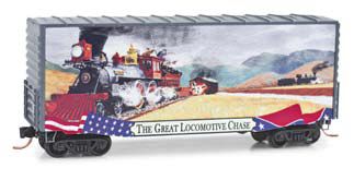 Micro-Trains 10100705 N Great Locomotive Chase 40' Single Door Hi-Cube Boxcar