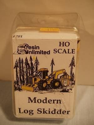 Resin Unlimited 201 HO Modern Log Skidder Unpainted Resin Kit