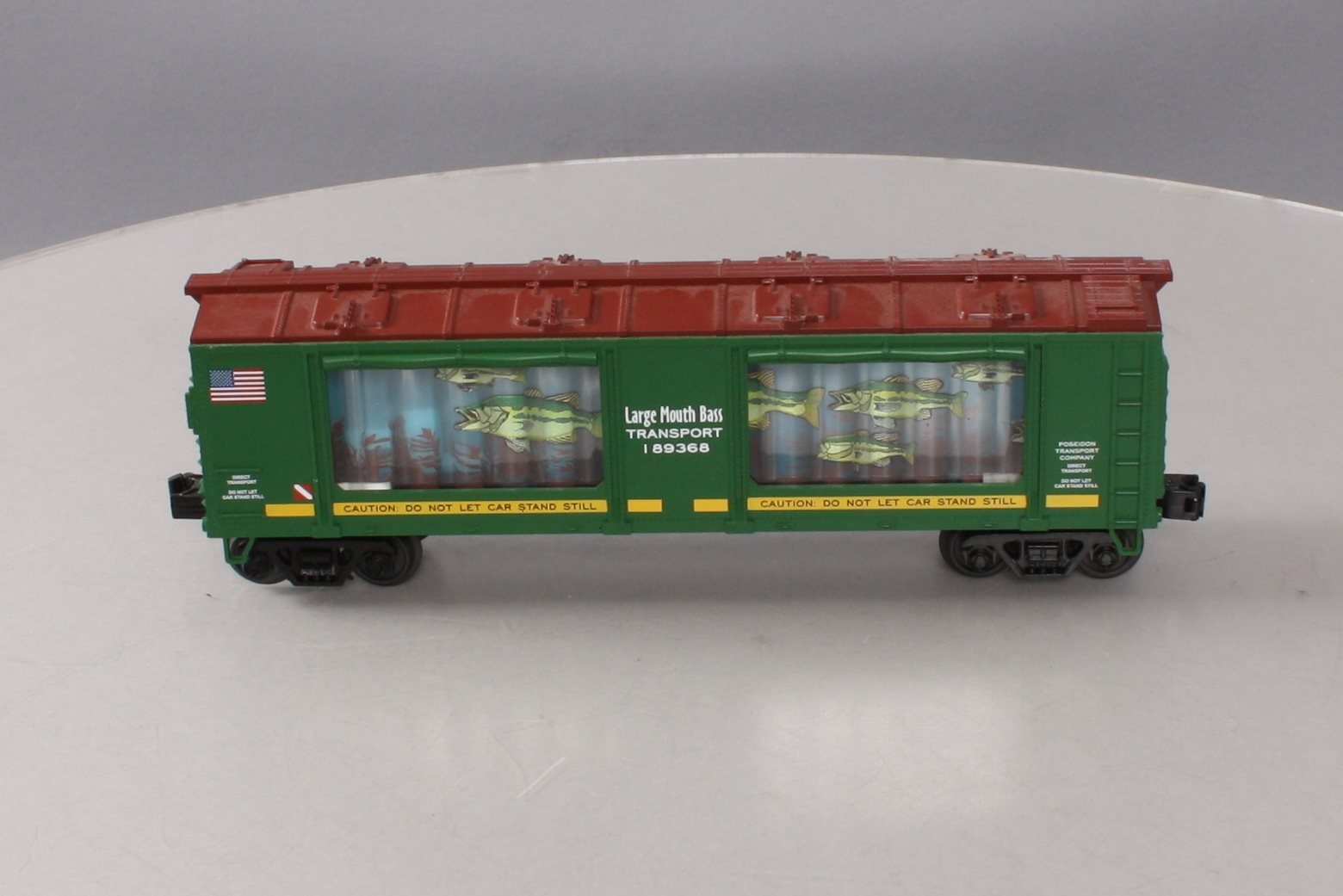 MTH 30-79209 Large Mouth Bass Operating Aquarium Car