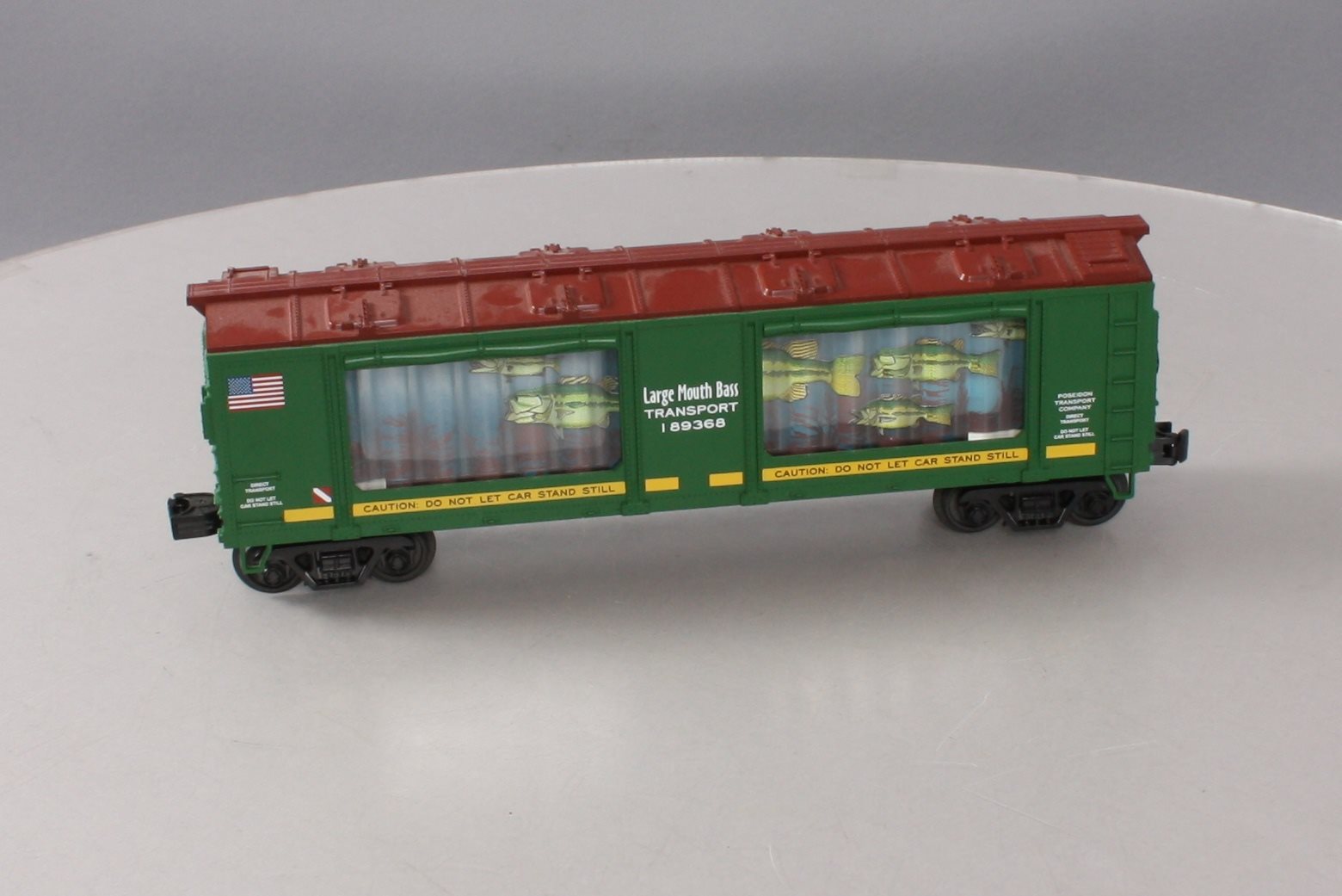 MTH 30-79209 Large Mouth Bass Operating Aquarium Car