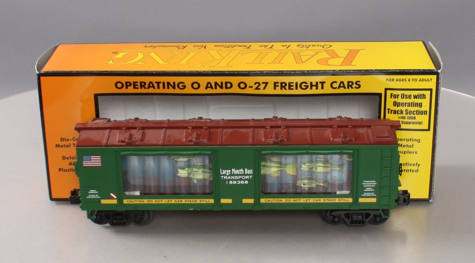 MTH 30-79209 Large Mouth Bass Operating Aquarium Car