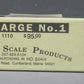 Sheepscot Scale Products 1110 1:87 C&L Barge No. 1 Kit