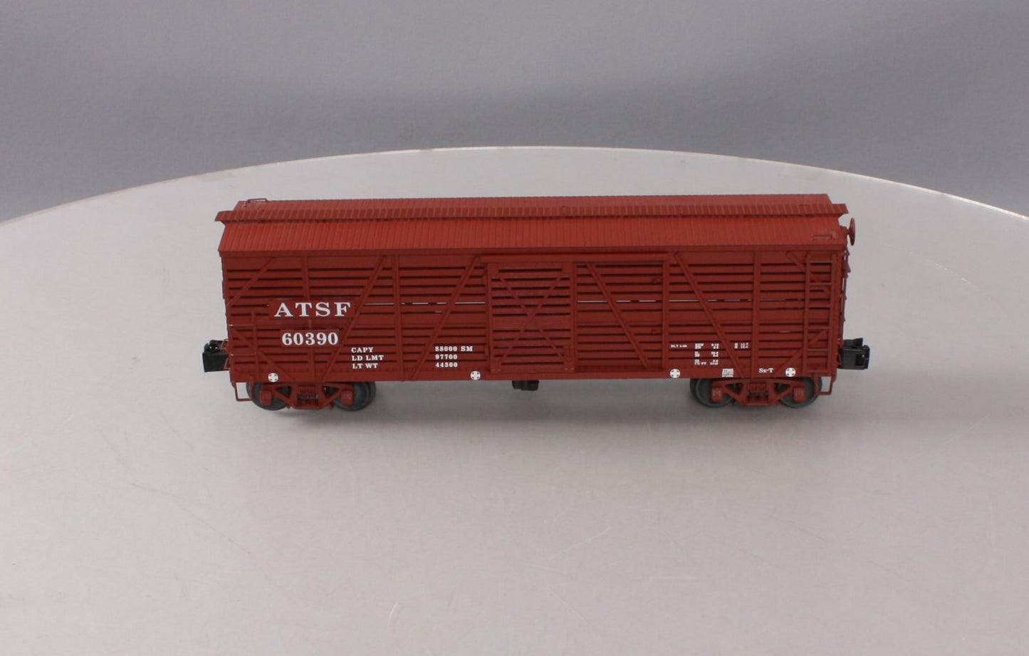 Lionel 6-27885 O Gauge ATSF ACF 40-Ton Stock Car #60390