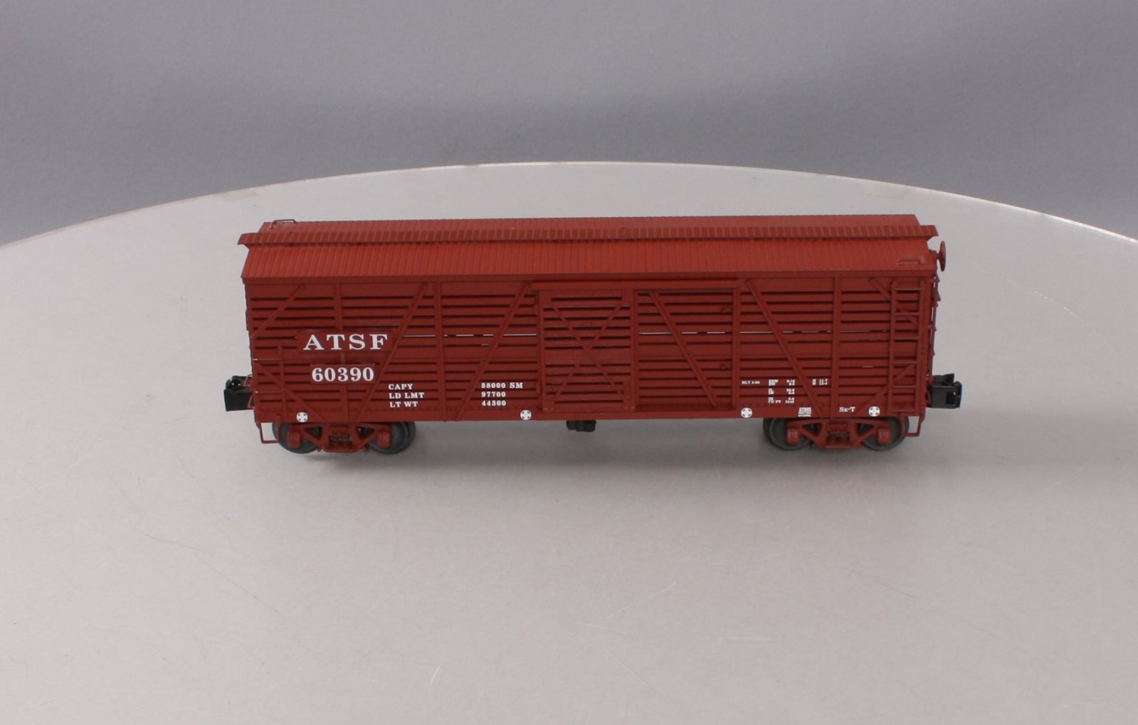 Lionel 6-27885 O Gauge ATSF ACF 40-Ton Stock Car #60390