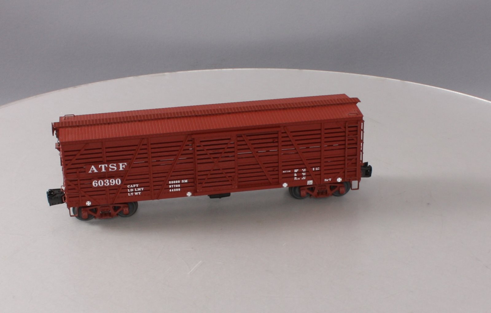 Lionel 6-27885 O Gauge ATSF ACF 40-Ton Stock Car #60390