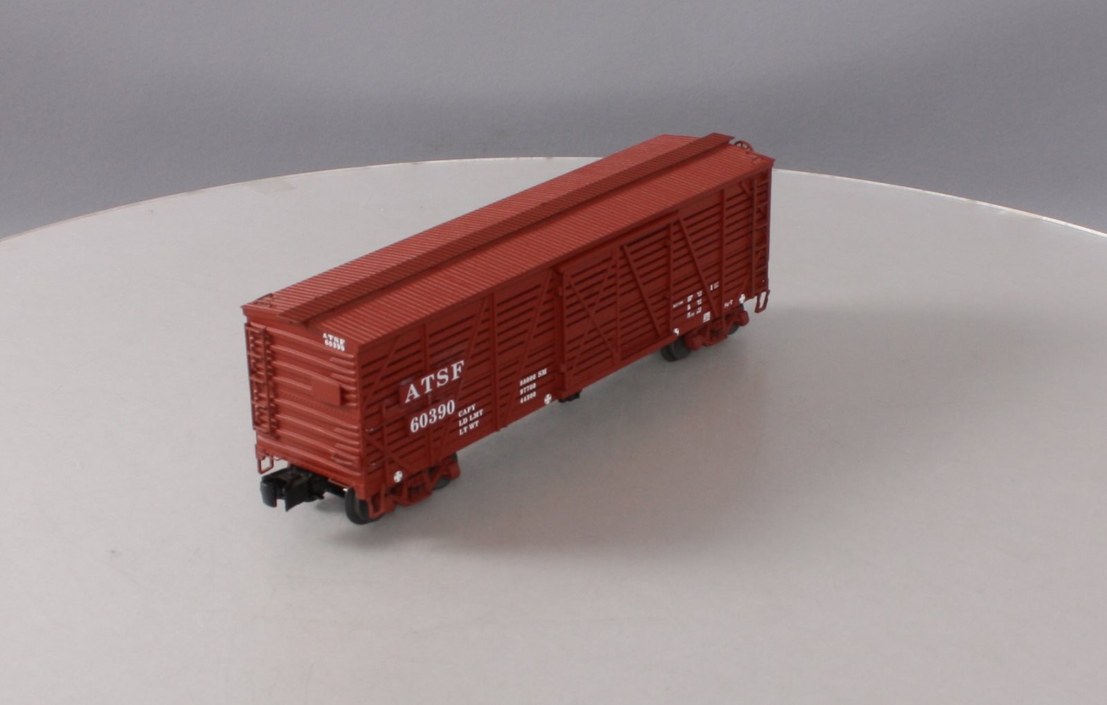 Lionel 6-27885 O Gauge ATSF ACF 40-Ton Stock Car #60390