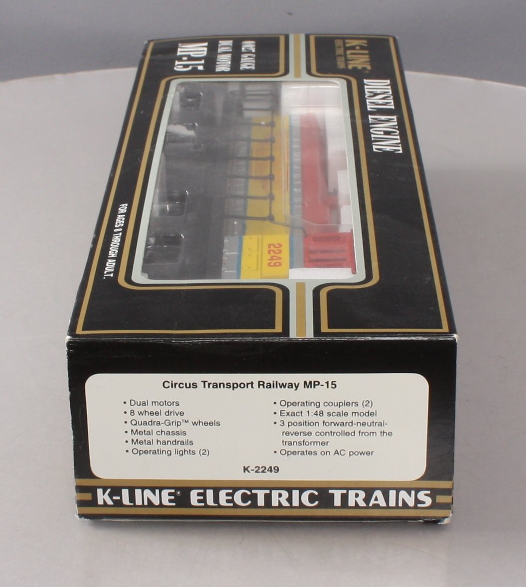K-Line K2249 O Circus Transport Railway MP-15 Diesel Locomotive #2249
