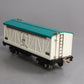 MTH 10-1089 Std. Gauge White & Blue Tinplate Reefer Car #514R with Nickel Trim