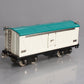 MTH 10-1089 Std. Gauge White & Blue Tinplate Reefer Car #514R with Nickel Trim