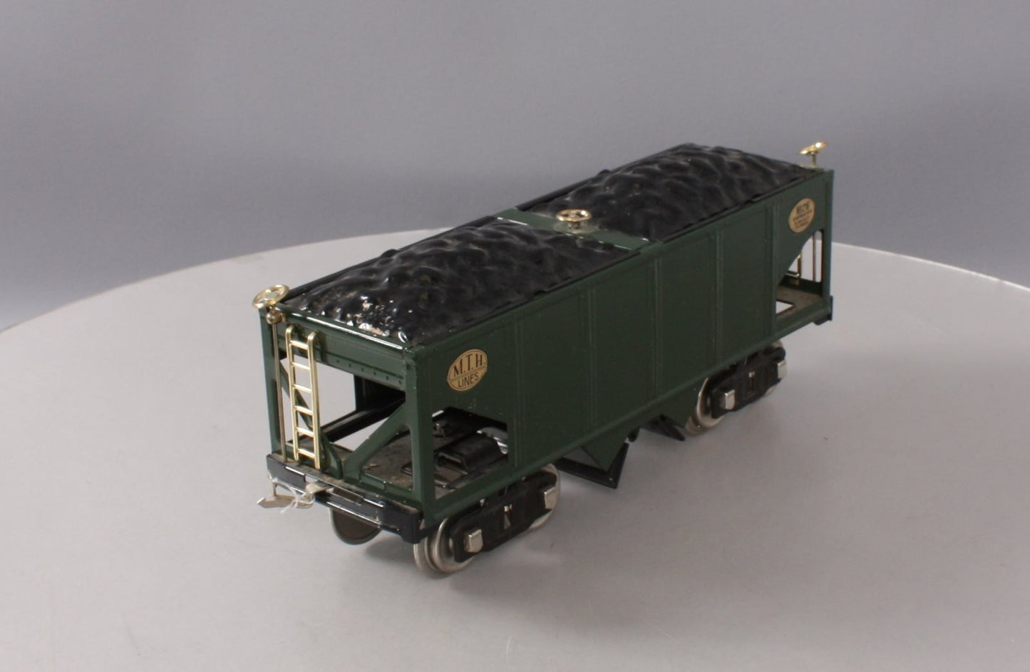 MTH 10-1053 Standard Gauge Green & Black Hopper with Brass Trim #216