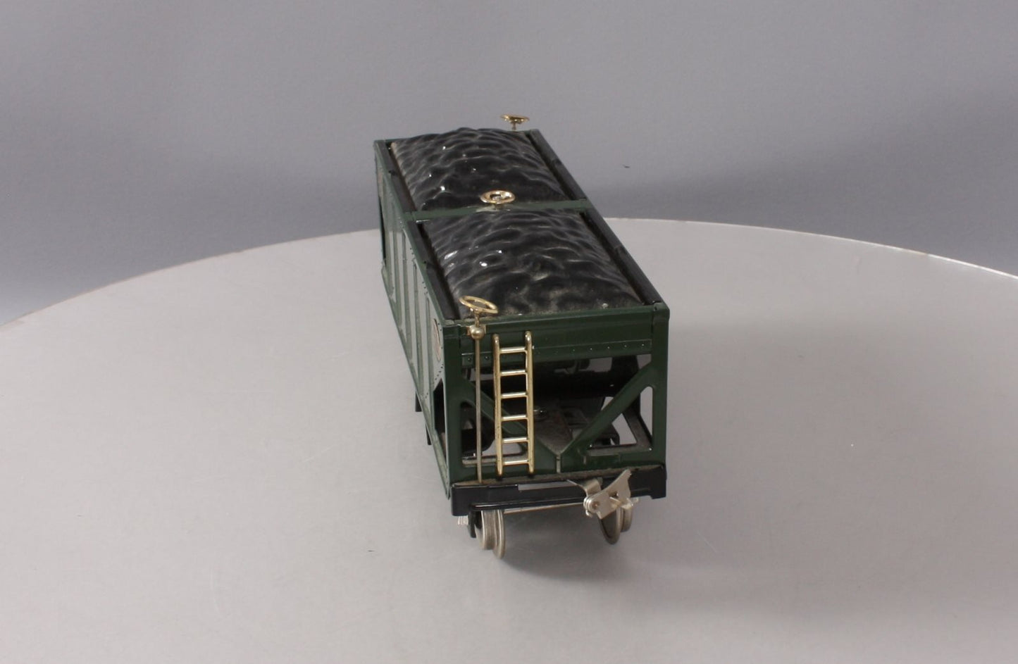 MTH 10-1053 Standard Gauge Green & Black Hopper with Brass Trim #216