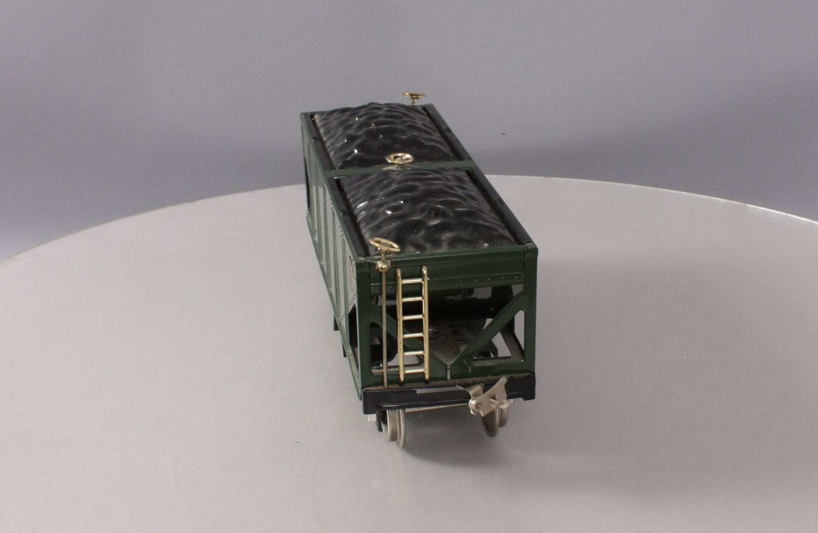 MTH 10-1053 Standard Gauge Green & Black Hopper with Brass Trim #216